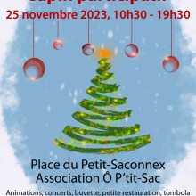 2ème édition de notre marché de Noël et Sapin participatif 