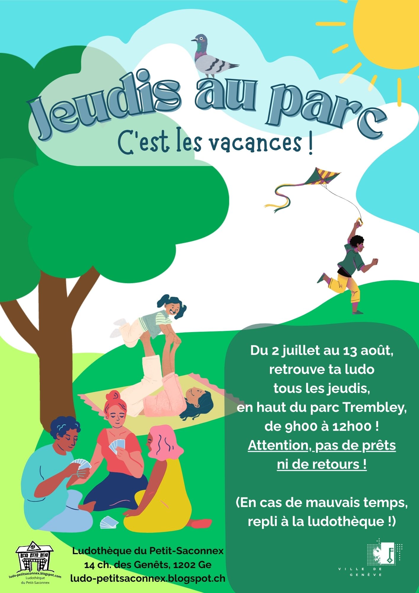 flyer jeudis au parc