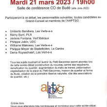 Débat - Elections au GC 2023