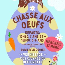 affiche chasse aux oeufs